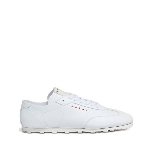 Marni Women Leather Lace-Up Sneakers - Picture 1 of 4